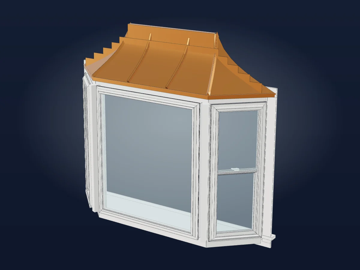 Bay, 3-D model of the unit A1 installs (illustration)