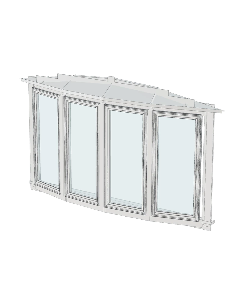 Bow — 3-D model of the Vytex window A1 installs