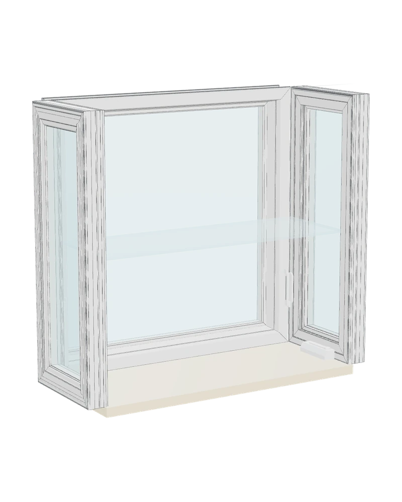 Garden — 3-D model of the Vytex window A1 installs