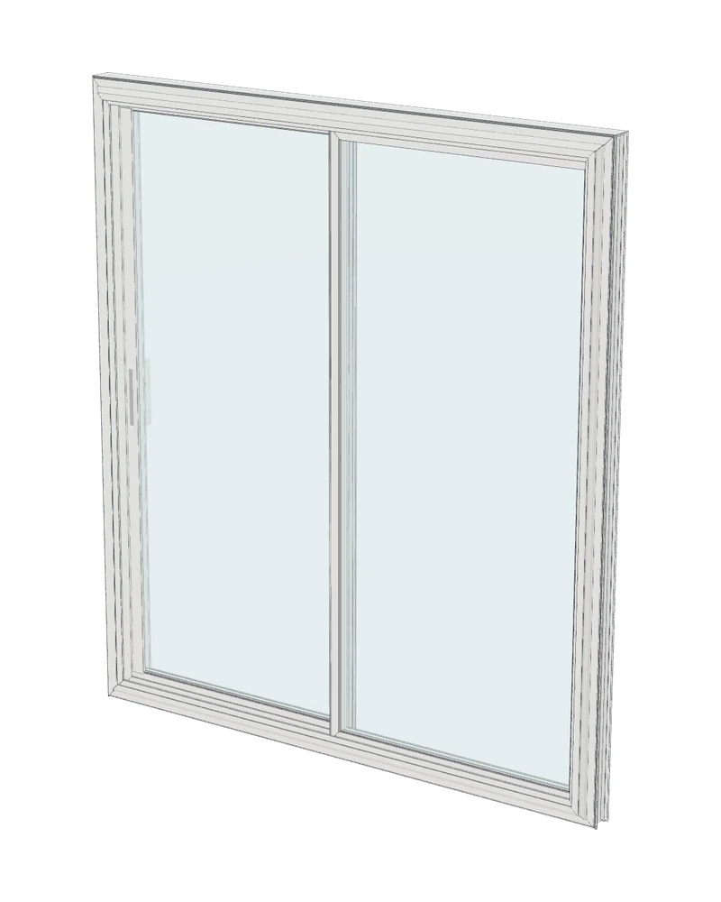 Patio Door — 3-D model of the Vytex window A1 installs
