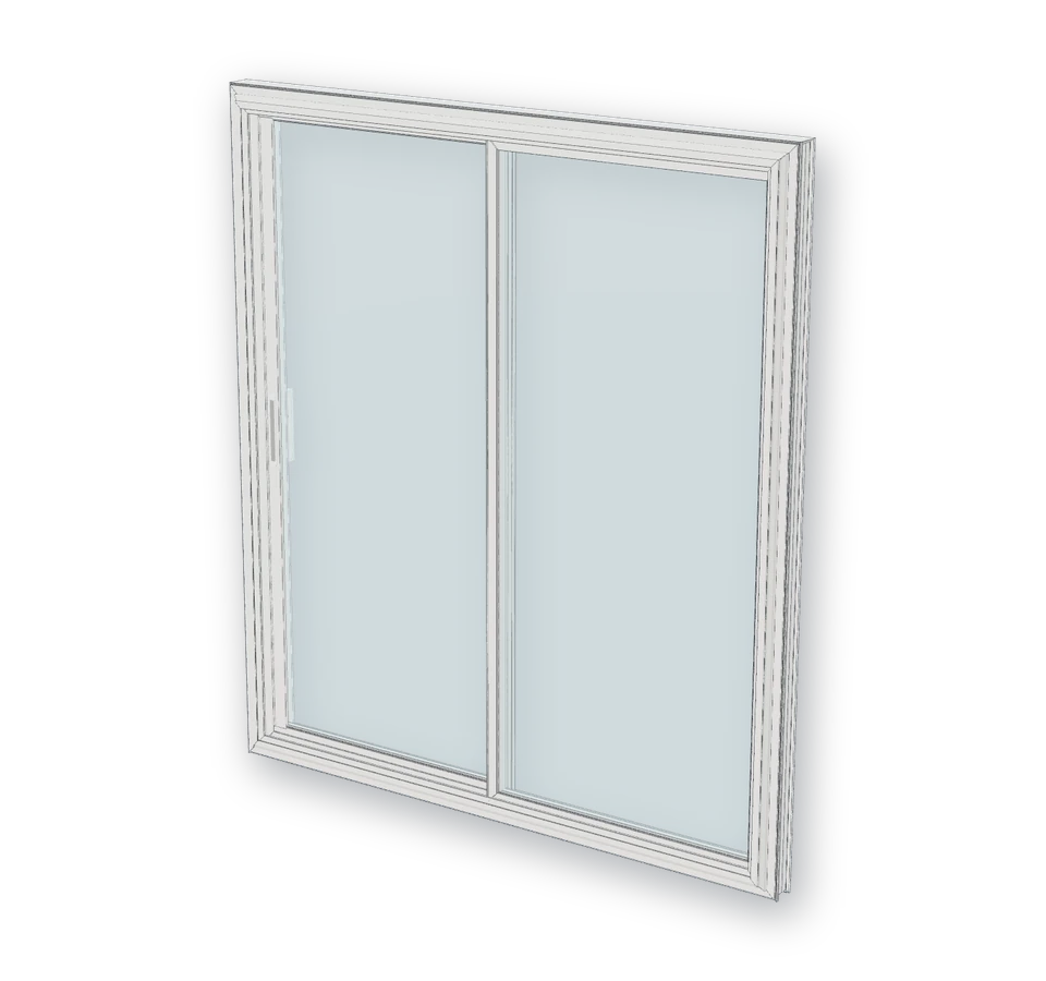 Patio Doors — 3-D render of the Vytex model A1 installs in Greater Atlanta