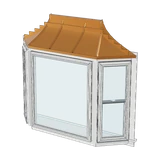 Bay window, 3-D render