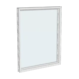 Fixed Picture window, 3-D render