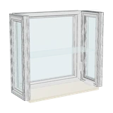 Garden window, 3-D render