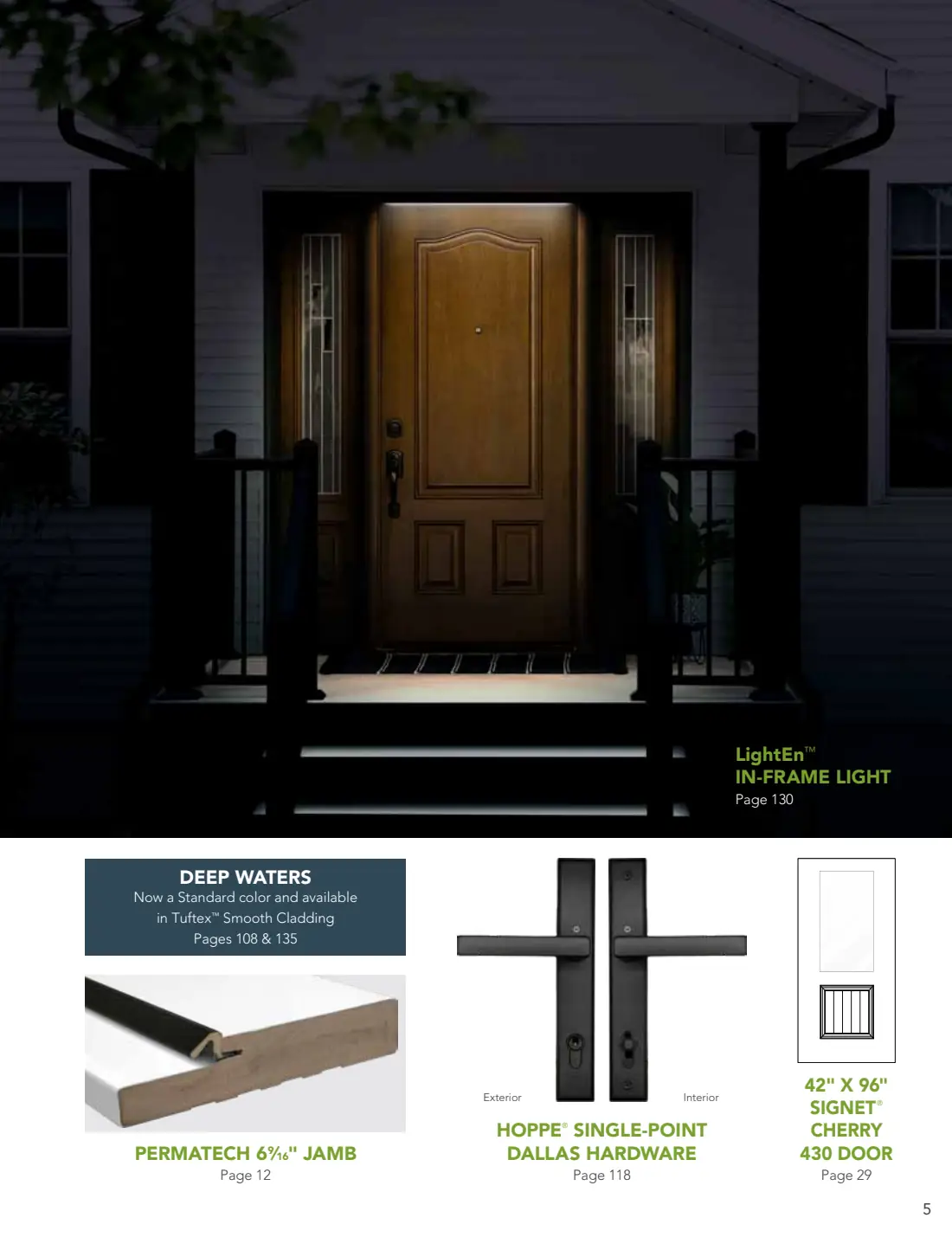 Entry Doors: Signet, Ascent & Legacy brochure, page 6