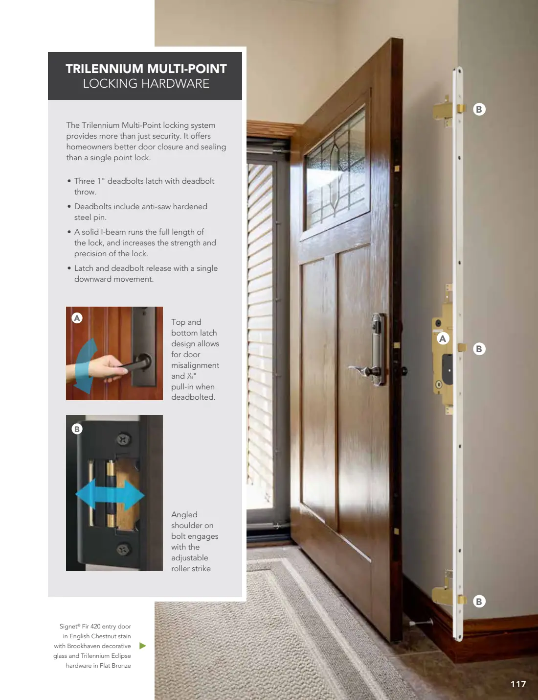 Colors, Stains & Hardware brochure, page 13