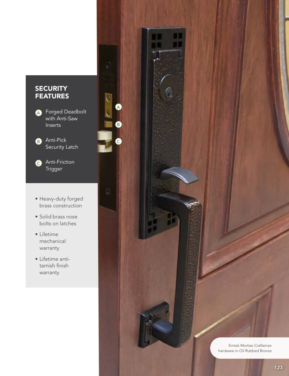 Colors, Stains & Hardware brochure, page 19