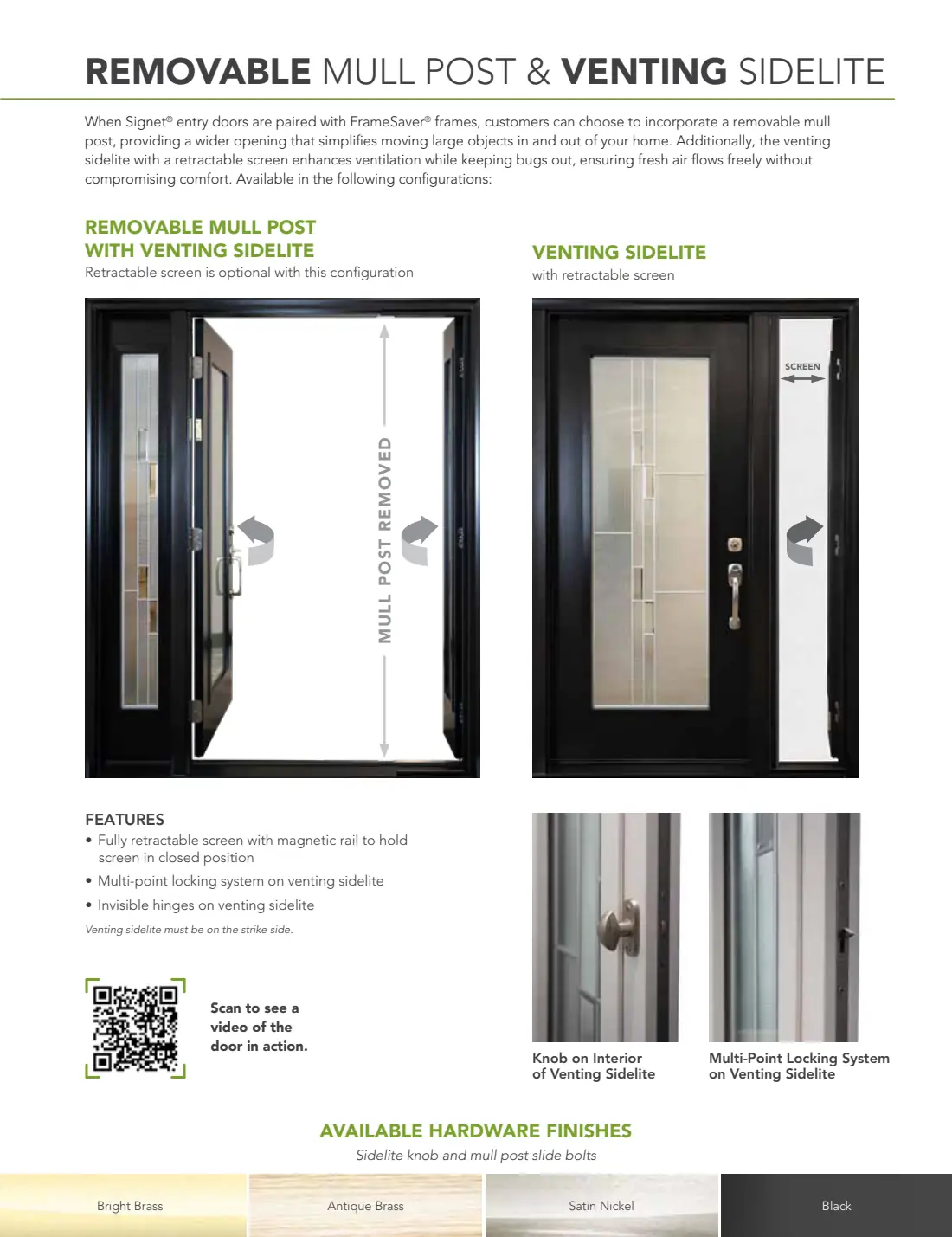 French & Hinged Patio Doors brochure, page 6